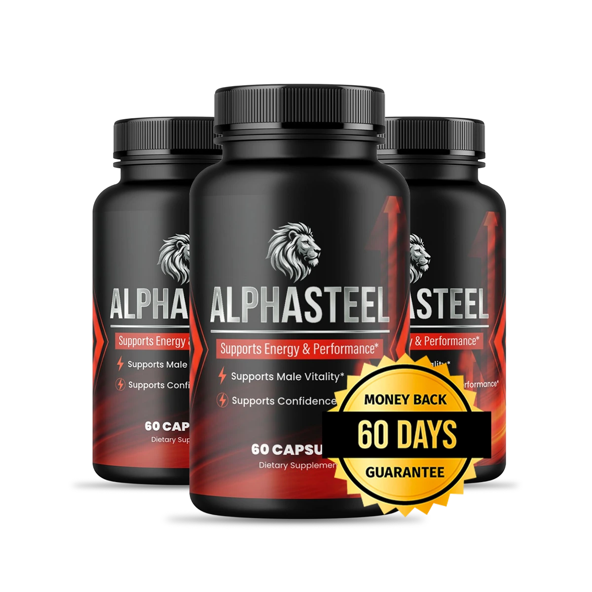 3 bottles AlphaSteel